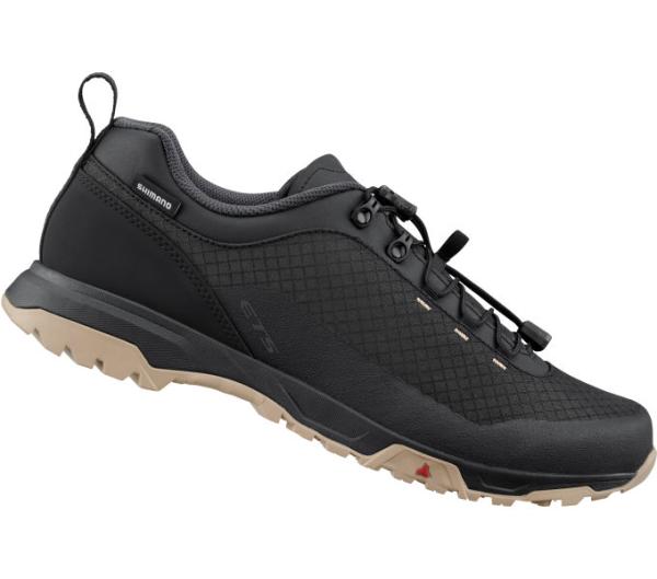 SHIMANO SHIMANO Fahrradschuhe ET501 Herren/Damen MTB FLATPEDAL Größe 38 Schwarz