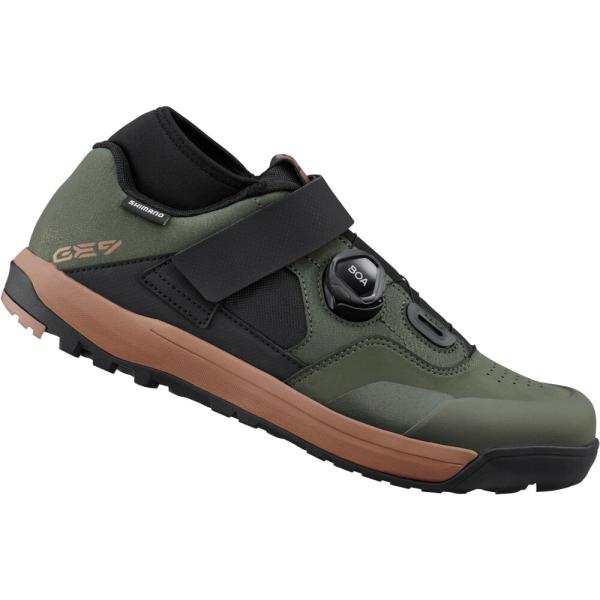 SHIMANO SHIMANO Fahrradschuhe GE900 Herren/Damen MTB SPD Gr&ouml;&szlig;e 42 Gr&uuml;n