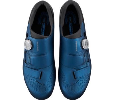 SHIMANO SHIMANO Fahrradschuhe RC502 Damen/Herren Road SPD-SL Größe 46 breit Blau Produktbild 1