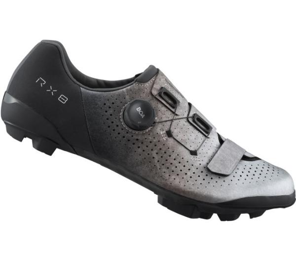 SHIMANO SHIMANO Fahrradschuhe RX801 Herren/Damen Gravel SPD Größe 47 Silber