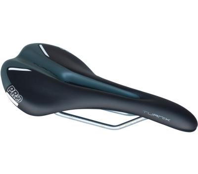 PRO Fahrradsattel Turnix Sport 142 mm Schwarz CrMo Gestell Produktbild 1