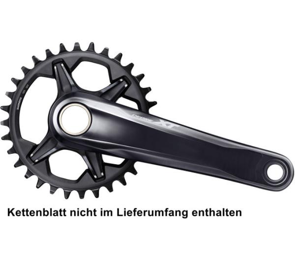 SHIMANO Kurbelgarnitur DEORE XT FC-M8120-1 12-fach 165 mm ohne Kettenblatt