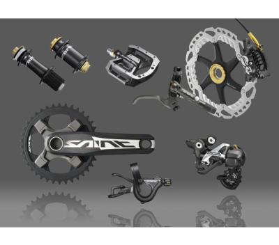 SHIMANO Kurbelgarnitur SAINT FC-M825 10-fach 175 mm ohne Kettenblatt Produktbild 1
