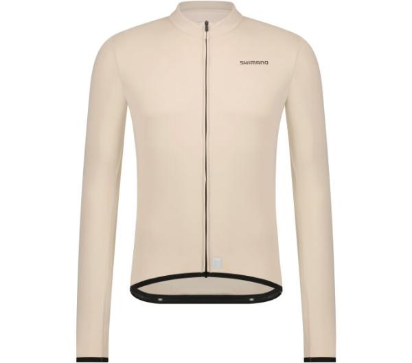 SHIMANO VERTEX Thermal Long Sleeve Jersey Beige XXL