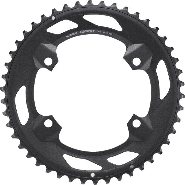 SHIMANO Kettenblatt GRX FC-RX600 46 Z&auml;hne Schwarz
