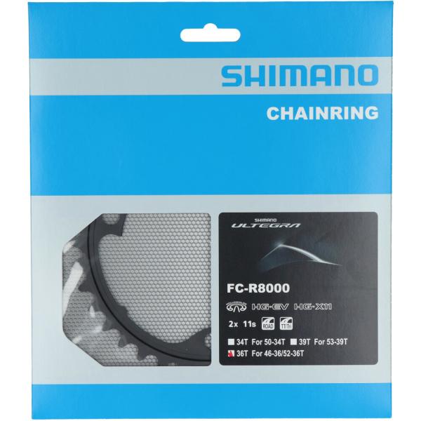 SHIMANO Kettenblatt ULTEGRA FC-R8000 36 Z&auml;hne Schwarz
