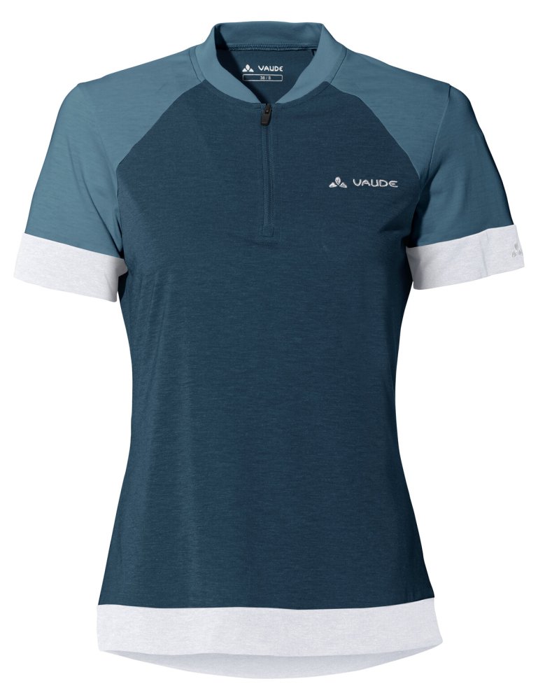 VAUDE Women's Altissimo Q-Zip Shirt dark sea Größ 42
