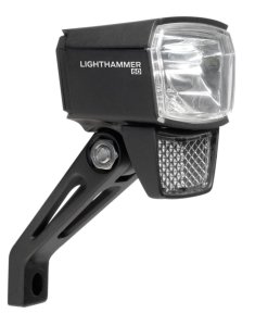 TRELOCK E-Bike LED Scheinwerfer Lighthammer 60 LS 800-T | Befestigung: Gabelkrone