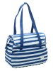 NEW LOOXS Einzeltasche Tosca Check Befestigung: Haken | blau Stripes