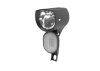 SMART E-Bike LED Scheinwerfer D&E inkl. rostfreie Schrauben | Befestigung: Gabelkrone | schwarz