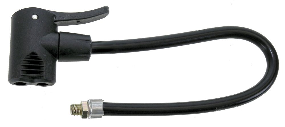 BETO Pumpen-Schlauch 600 mm schwarz mit Doppel-Pumpenkopf - Schlitzer -  Bikes - Service - Zubehör