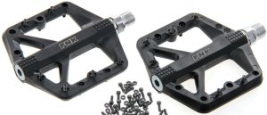 Barbieri Pedale MTB/BMX/Downhill Plattformpedale Thermoplast schwarz schraubbare Pins