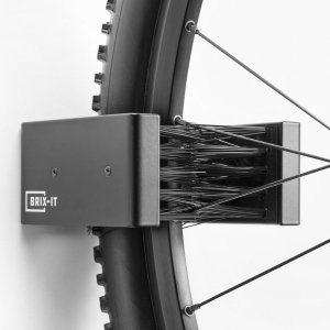 BRIX-IT Fahrradhalter Wandhalterung für Fahrräder und E-Bikes aller Größen schwarz