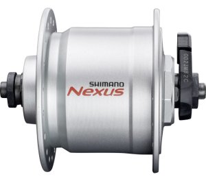 SHIMANO Nabendynamo NEXUS DH-C3000-3N 6 Volt/3 Watt 36 Loch Silber