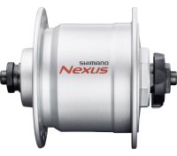 SHIMANO Nabendynamo NEXUS DH-C3000-3N 6 Volt/3 Watt 32 Loch Silber