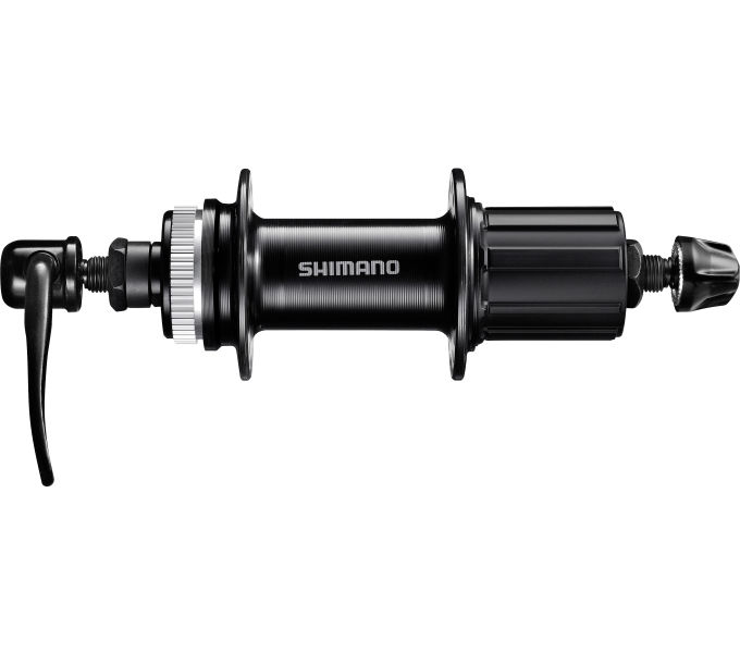 SHIMANO Hinterradnabe FH-TX505, CL, 32 L., Schnellsp., 135 mm Schwarz