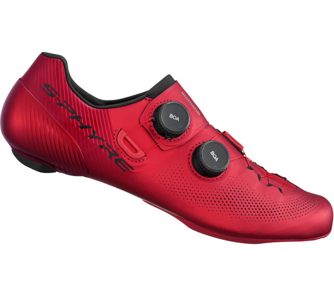 SHIMANO RC903, SCHUH, SPD-SL, UNISEX,RED, WIDE, GR. 42 RED