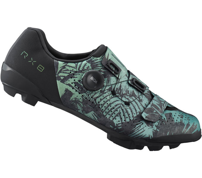 SHIMANO RX801, SCHUH, SPD, UNISEX,TROPICAL LEAVES, STANDARD, GR. 39 Tropical Leaves