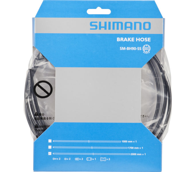 SHIMANO Bremsleitung SM-BH90-SS 2.000 mm Schwarz