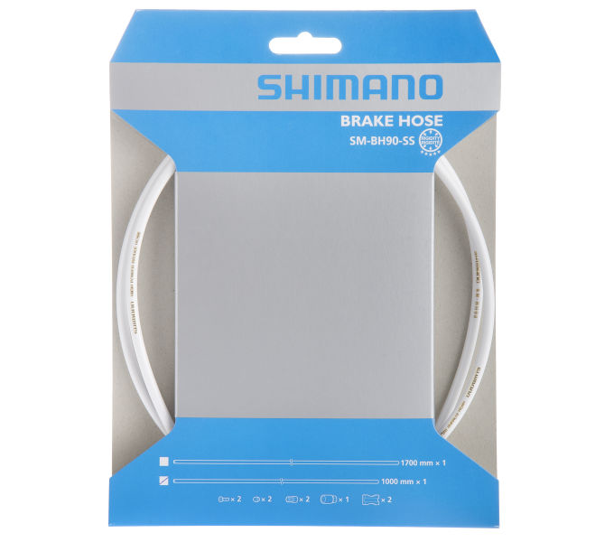 SHIMANO Bremsleitung SM-BH90-SS 1.000 mm Weiß