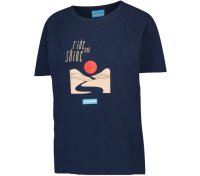 SHIMANO W'S GRAPHIC TEE  Navy (W's) L