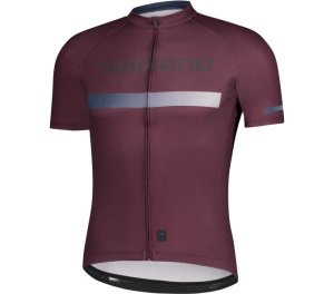 SHIMANO LOGO SS JERSEY  SPICE RED S