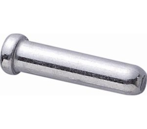 SHIMANO 10 Stk. Endkappe Bremszug 1,6 mm Silber