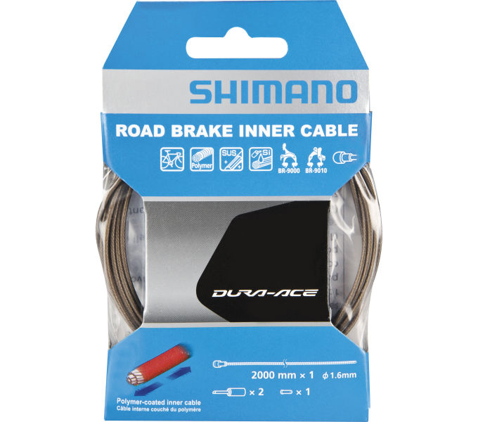 SHIMANO 1 Stk. Bremszug 2.000 mm VR oder HR